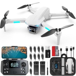 4K Camera Drone for Beginners with Dual Batteries