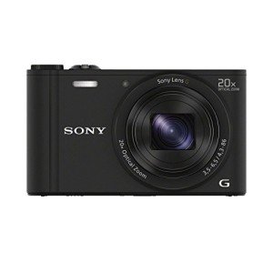 Sony DSCWX350 Compact Camera, 20x Zoom, Wi-Fi