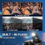 64MP 4K DSLR Camera with 3” Flip Screen