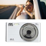 4K HD 44MP Shockproof Camera with 16X Zoom