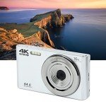 4K HD 44MP Shockproof Camera with 16X Zoom