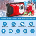 GDC8026 Waterproof 21MP Digital Camera with 8x Zoom