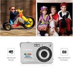 Andoer 1080P Compact Camera with Rechargeable Batteries