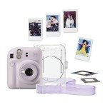 Instax Mini 12 Instant Camera Bundle - Lilac Purple