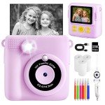 HD Instant Camera for Kids with Photo Paper