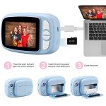 Misilmp Instant Digital Camera for Kids - Blue