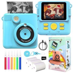 Kids Instant Camera with Print and Accessories