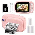 GlobalCrown Instant Camera for Kids with Accessories