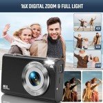 4K Autofocus Compact Camera with 32GB SD Card
