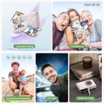 Pink 64MP 4K Digital Camera with 32G SD Card