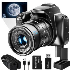 G-Anica 64MP 4K Digital Camera with 40X Zoom