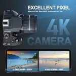 G-Anica 64MP 4K Digital Camera with 40X Zoom
