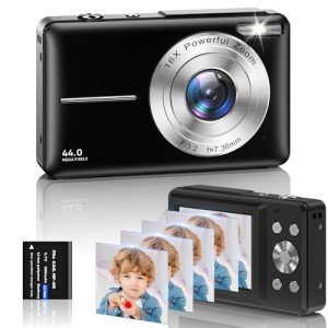 Compact 1080P FHD 44MP Kids Digital Camera