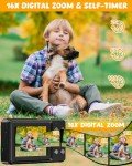 Compact 1080P FHD 44MP Kids Digital Camera