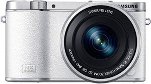 Samsung NX3000 21.6MP White Digital Camera with 16-50mm Lens