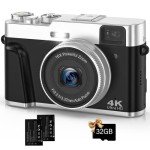Oiadek 4K 48MP Autofocus Vlogging Camera Bundle