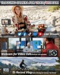 UHD 4K 64MP Compact Vlogging Camera Bundle