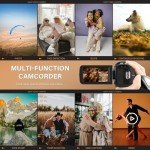 ORDRO B320 1080P Camcorder with Touch Screen & Zoom