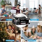 ORDRO B320 1080P Camcorder with Touch Screen & Zoom