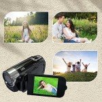 ICOUVA 1080P Mini DV Camcorder with Flip Screen