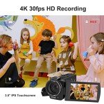 ORDRO AX10 Vlogging Camera with Night Vision & Zoom