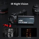 ORDRO AX10 Vlogging Camera with Night Vision & Zoom