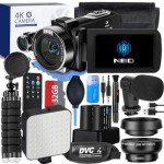 NBD 4K UHD Camcorder with Night Vision & WiFi