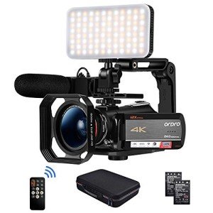 ORDRO 4K AC5 Video Camera with 12X Zoom