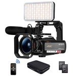 ORDRO 4K AC5 Video Camera with 12X Zoom