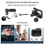 ORDRO 4K AC5 Video Camera with 12X Zoom