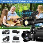 4K 48MP Video Camera with IR Night Vision