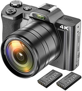 4K Ultra HD WiFi Vlogging Camera with Touchscreen