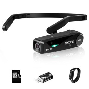 ORDRO EP6Plus 4K Wearable Head Camera 1080P Vlog
