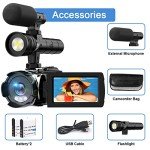 4K 48MP Video Camera with IR Night Vision