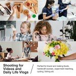 ORDRO EP6Plus 4K Wearable Head Camera 1080P Vlog