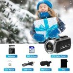 Windancy 4K FHD Camcorder with 18X Zoom