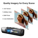 ORDRO EP8 4K Lightweight Wearable Camcorder with Gimbal