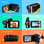 Heegomn 1080P Mini Camcorder for Kids
