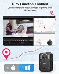 BOBLOV B4K2 128GB GPS 4K Body Camera