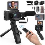 48MP 4K Vlogging Camera with Accessory Kit