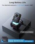 BOBLOV B4K2 128GB GPS 4K Body Camera