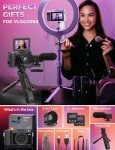 48MP 4K Vlogging Camera with Accessory Kit