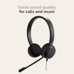 Jabra Evolve 20 Stereo USB Headset with Noise Cancellation