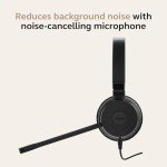 Jabra Evolve 20 Stereo USB Headset with Noise Cancellation