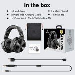 OneOdio Studio Bluetooth Headphones with Microphone