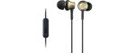 Sony MDREX650APT Earphones with Mic - Gold/Black