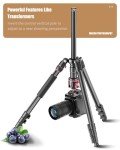 CamboFoto 74" Aluminum DSLR Tripod & Monopod
