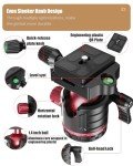 CamboFoto 74" Aluminum DSLR Tripod & Monopod