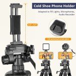 Eicaus 67" Tripod Stand for Cameras and Phones