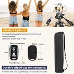 Eicaus 67" Tripod Stand for Cameras and Phones